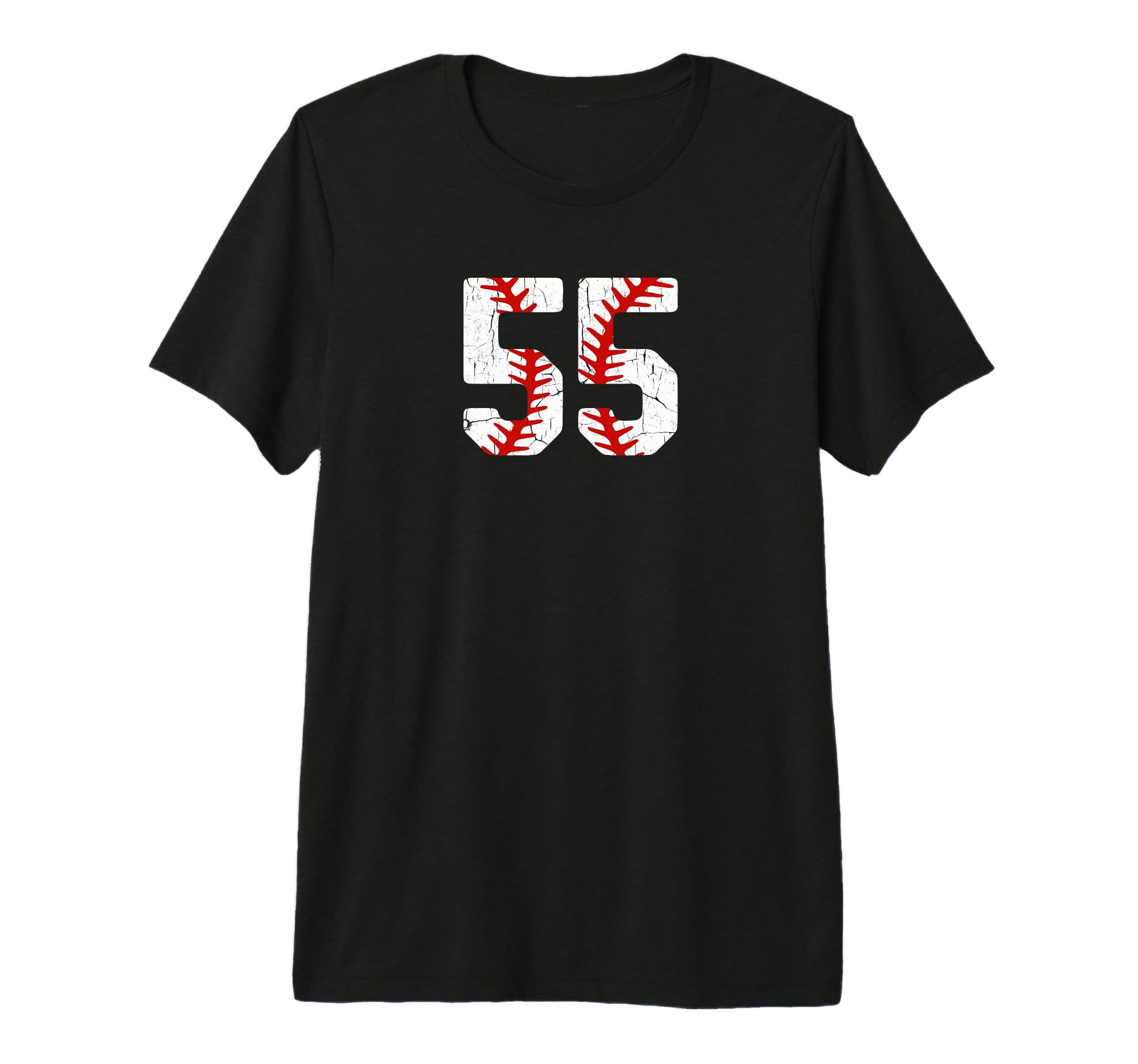 Baseball Player Jersey Number 55 55 T-Shirt - Streetwear Style Men Women - T-Shirt, Sweatshirt, Hoodie