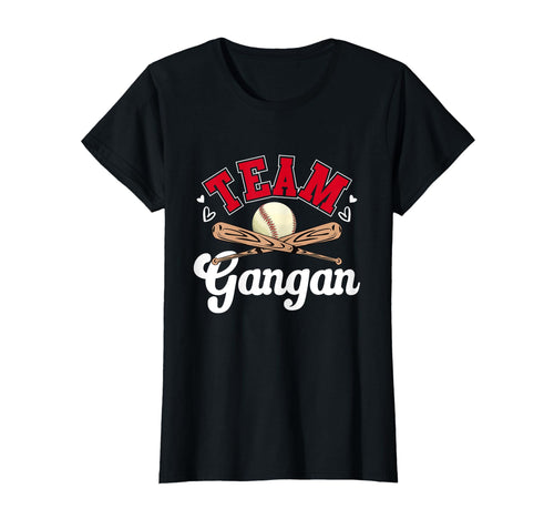 Team Gangan Mothers Day Baseball Softball T-Shirt - Unique Graphic Unisex - T-Shirt, Sweatshirt, Hoodie