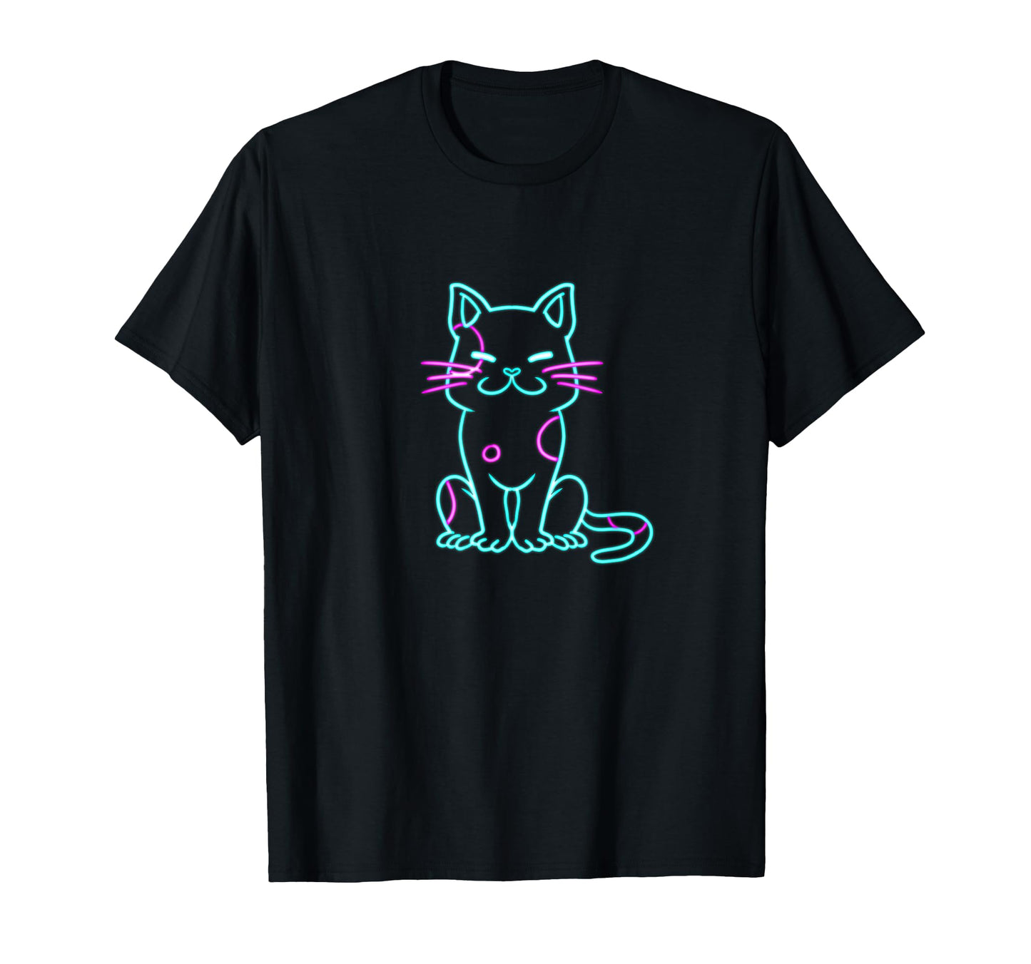 Kawaii Anime Cat Vaporwave 90S Indie T-Shirt - Trendy Graphic Men Women - T-Shirt, Sweatshirt, Hoodie