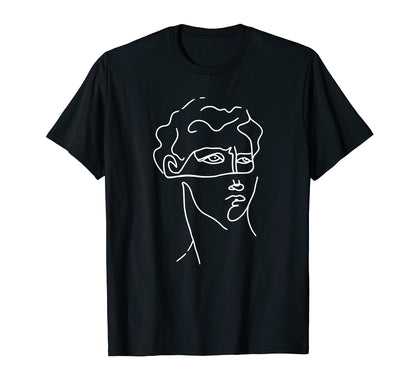Minimalist Abstract Art Statue T-Shirt - Novelty Apparel for Adults - T-Shirt, Sweatshirt, Hoodie