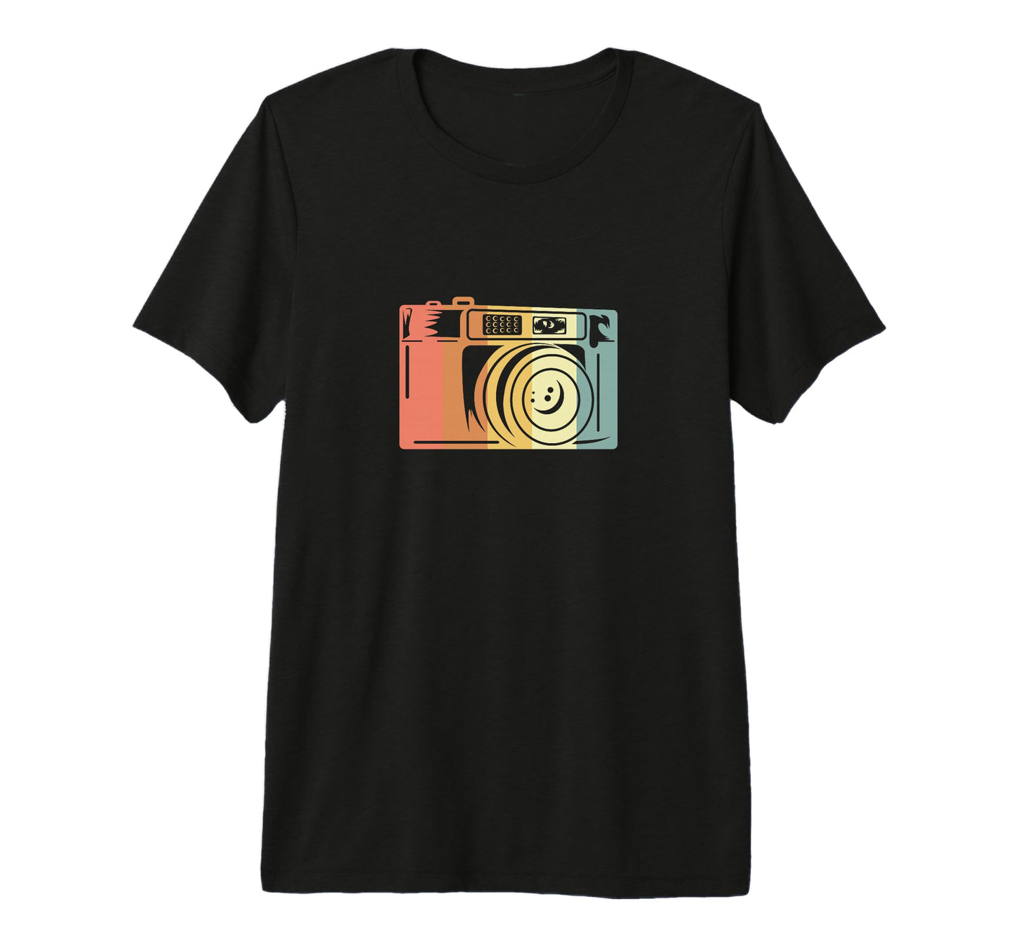Camera Tri Blend T-Shirt - Graphic Print Men Women - T-Shirt, Sweatshirt, Hoodie
