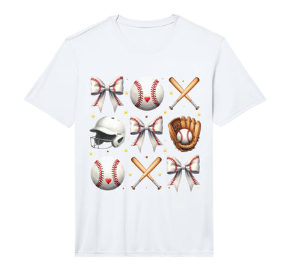 Baseball Coquette Bow Baseball Lovers T-Shirt - Unique Graphic for Adults - T-Shirt, Sweatshirt, Hoodie