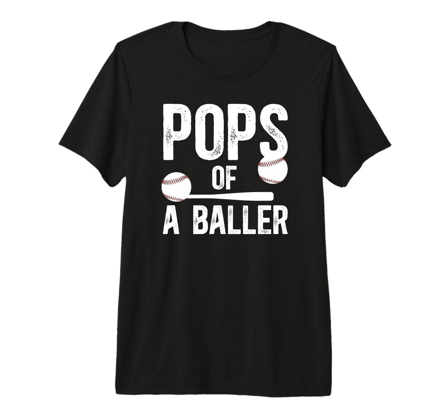 Mens Pops Baller Baseball Pops T-Shirt - Fun Novelty Design for Adults - T-Shirt, Sweatshirt, Hoodie