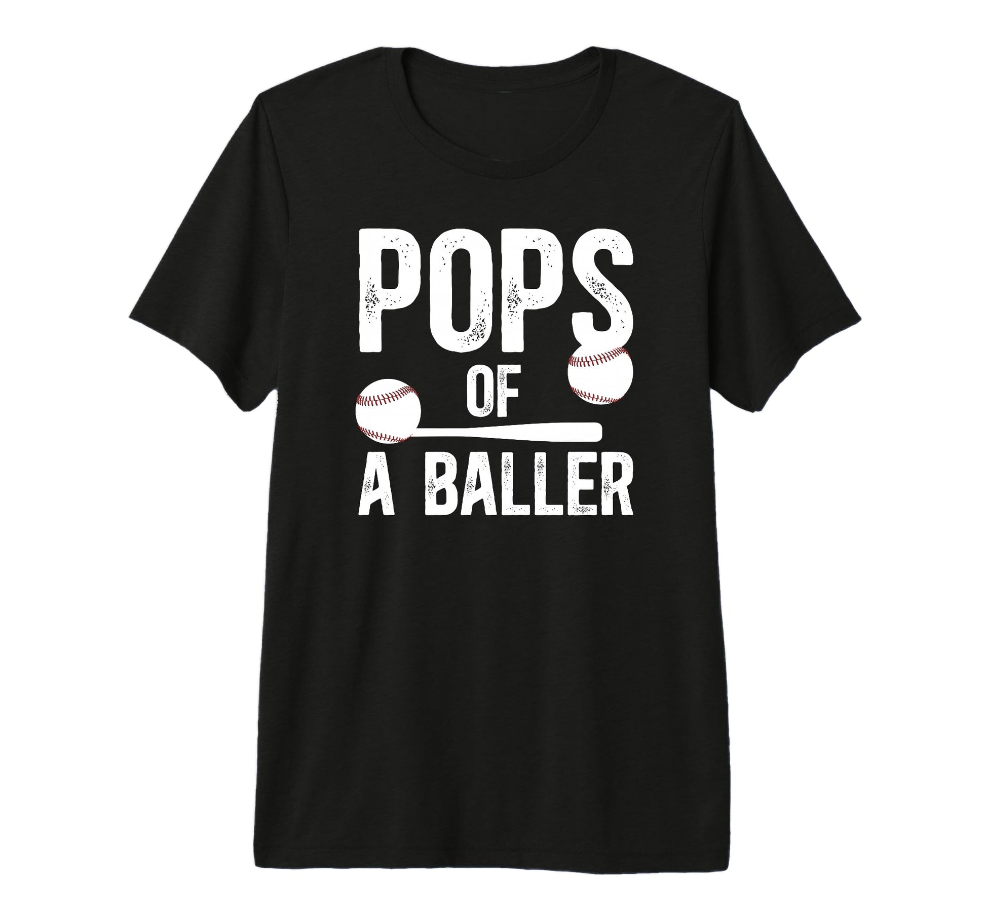 Mens Pops Baller Baseball Pops T-Shirt - Fun Novelty Design for Adults - T-Shirt, Sweatshirt, Hoodie