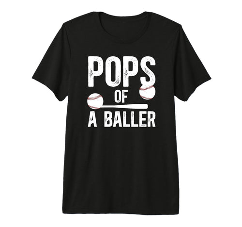 Mens Pops Baller Baseball Pops T-Shirt - Fun Novelty Design for Adults - T-Shirt, Sweatshirt, Hoodie