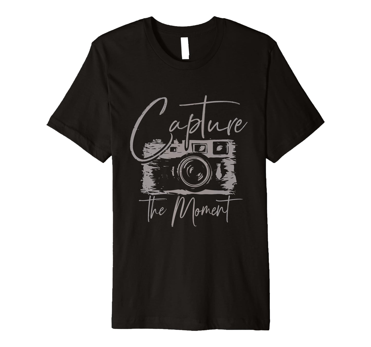 Capture Moment Camera Photography T-Shirt - Aesthetic Graphic Unisex - T-Shirt, Sweatshirt, Hoodie