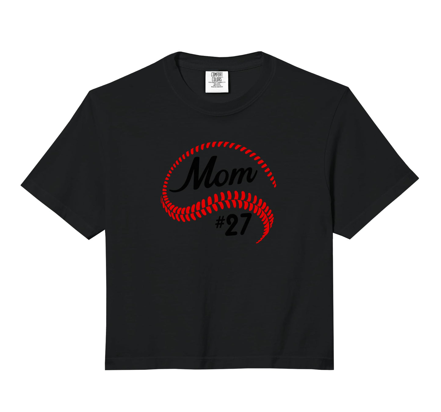 Baseball Softball 27 Baseball Mom T-Shirt - Graphic Print Men Women - T-Shirt, Sweatshirt, Hoodie