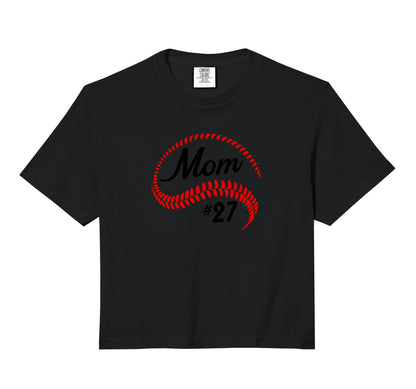 Baseball Softball 27 Baseball Mom T-Shirt - Graphic Print Men Women - T-Shirt, Sweatshirt, Hoodie