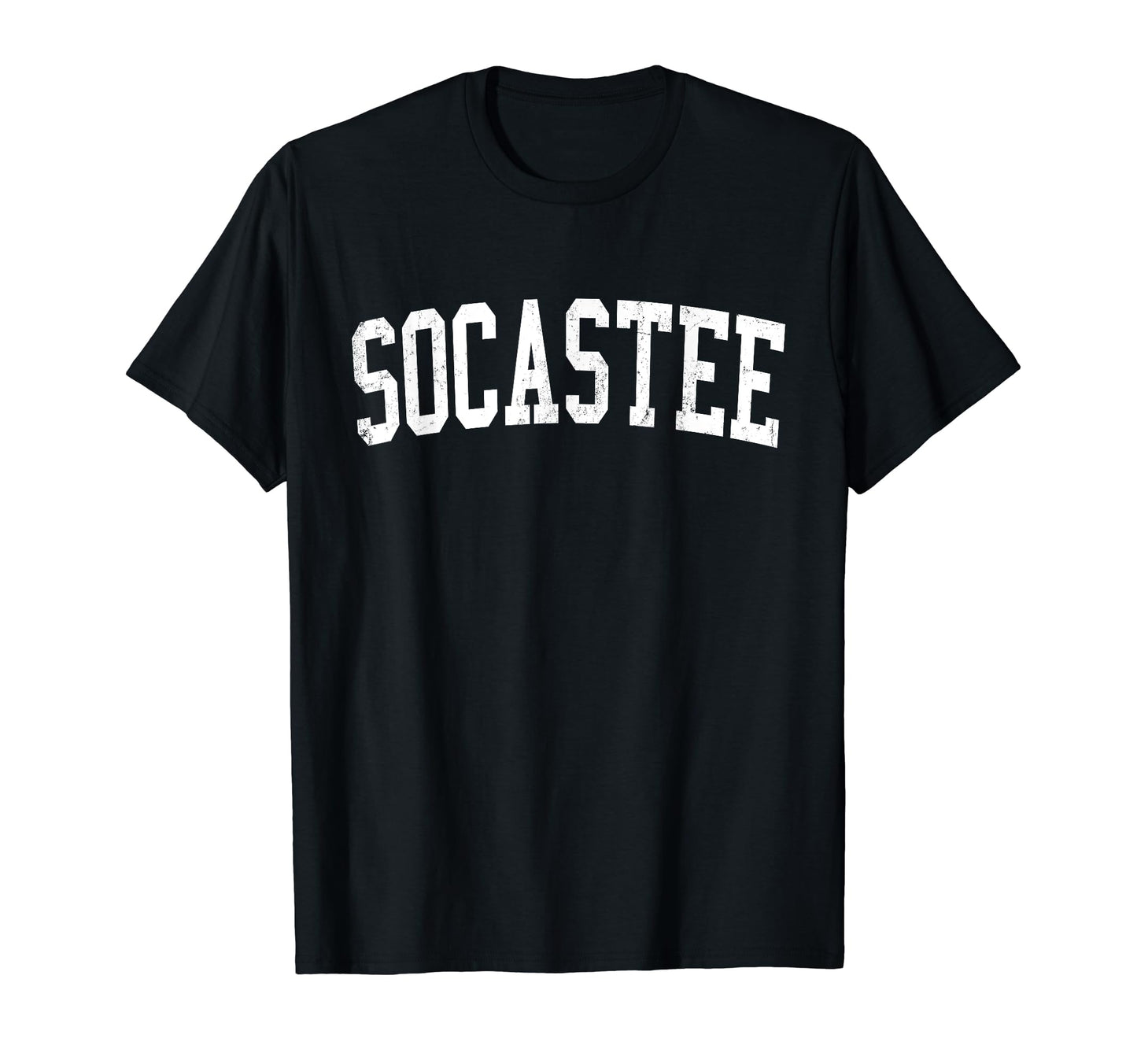 Socastee Sc Distressed White Varsity T-Shirt - Graphic Print Unisex - T-Shirt, Sweatshirt, Hoodie