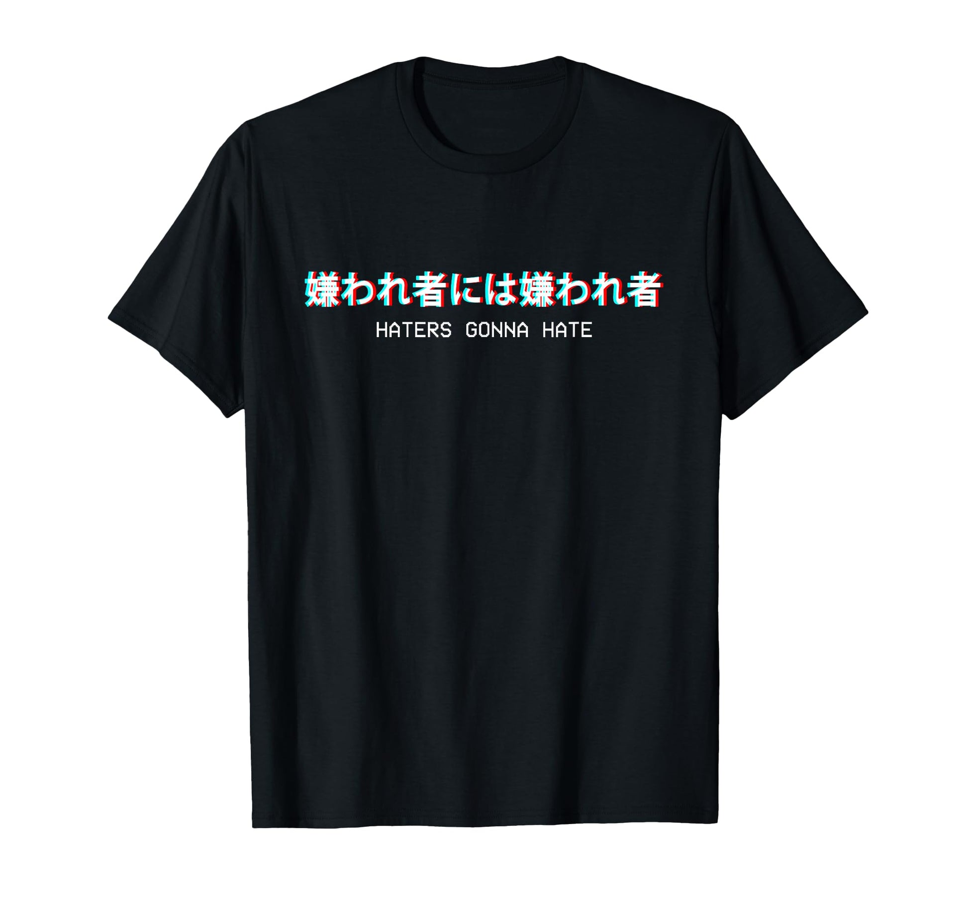 Haters Gonna Hate Japanese Vaporwave T-Shirt - Unique Graphic Men Women - T-Shirt, Sweatshirt, Hoodie