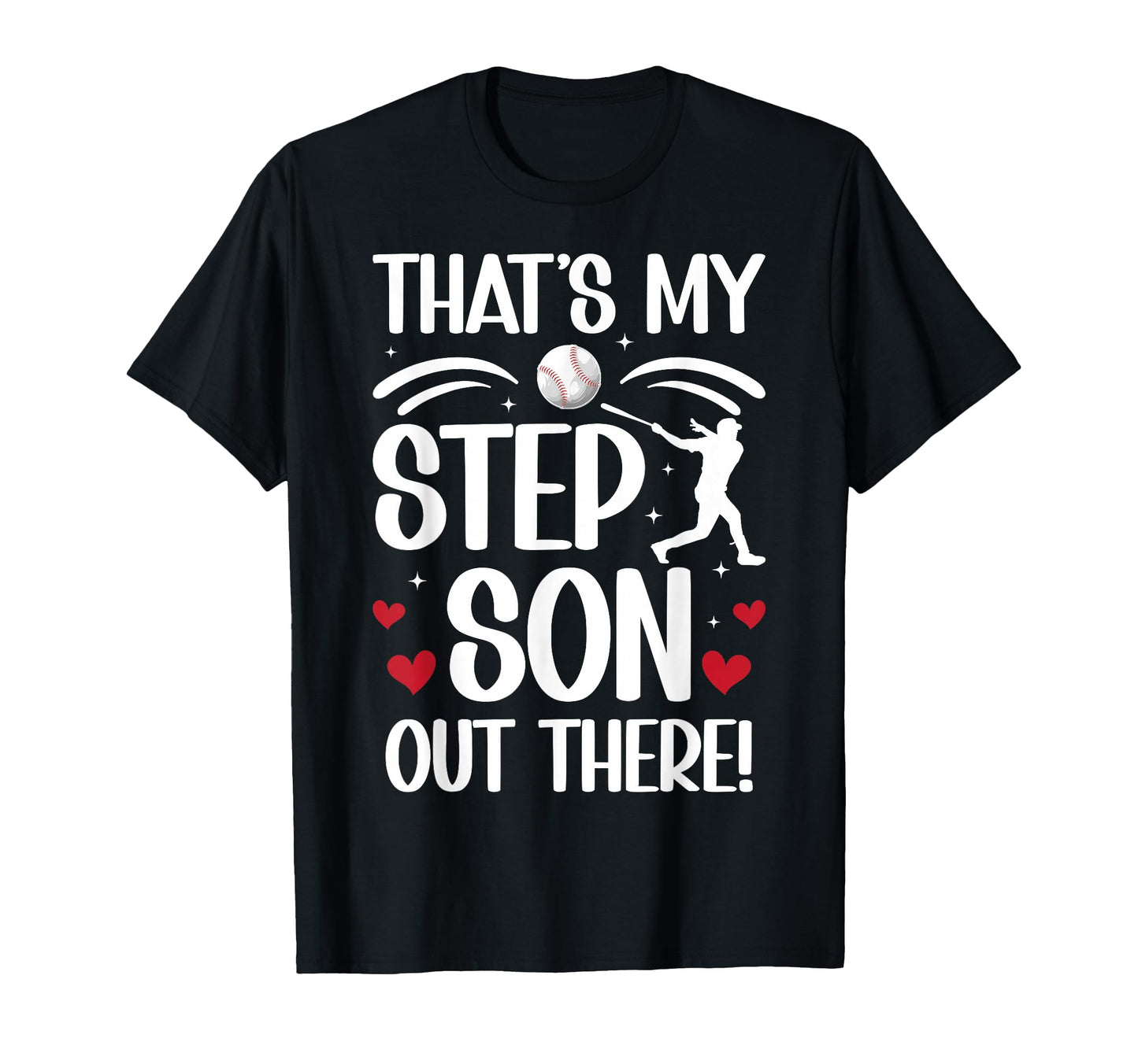 Proud Baseball Step Mom Baseball T-Shirt - Custom Art Print for Adults - T-Shirt, Sweatshirt, Hoodie