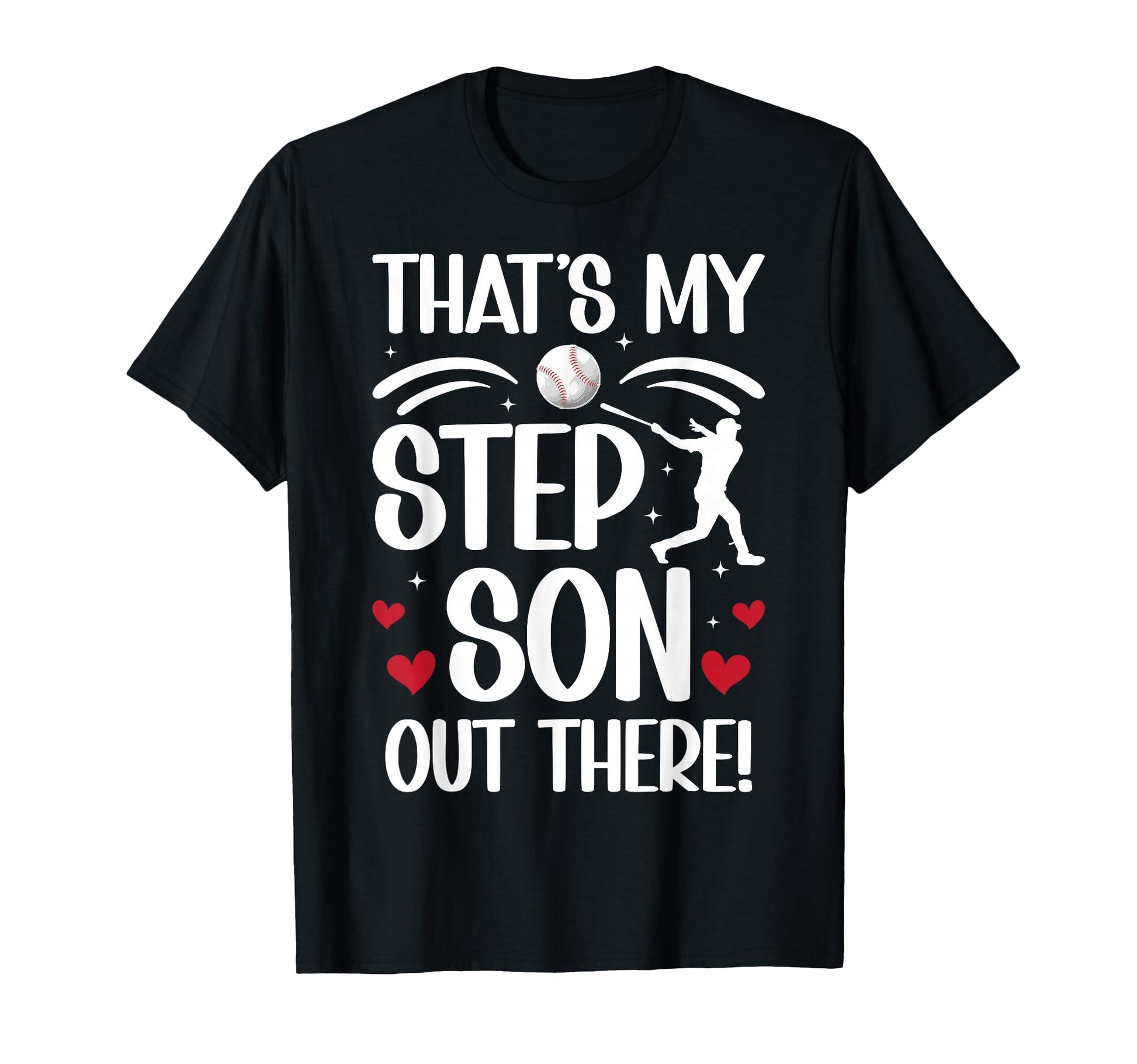 Proud Baseball Step Mom Baseball T-Shirt - Custom Art Print for Adults - T-Shirt, Sweatshirt, Hoodie