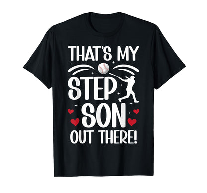 Proud Baseball Step Mom Baseball T-Shirt - Custom Art Print for Adults - T-Shirt, Sweatshirt, Hoodie