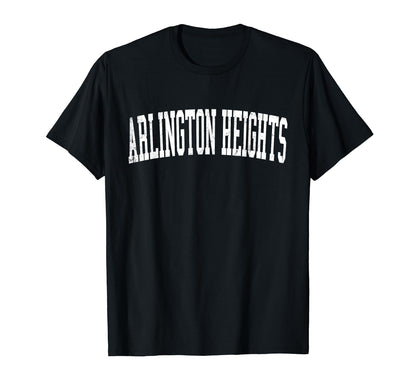Arlington Tx Distressed White Varsity T-Shirt - Minimalist Print Men Women - T-Shirt, Sweatshirt, Hoodie
