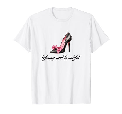 So Real High Heel Coquette Girlcore Y2K T-Shirt - Novelty Apparel Unisex - T-Shirt, Sweatshirt, Hoodie