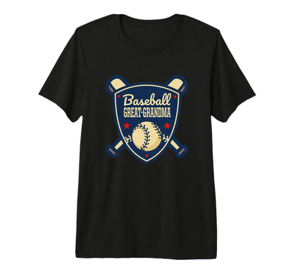 Baseball Great Grandma Matching T-Shirt - Minimalist Print Men Women - T-Shirt, Sweatshirt, Hoodie