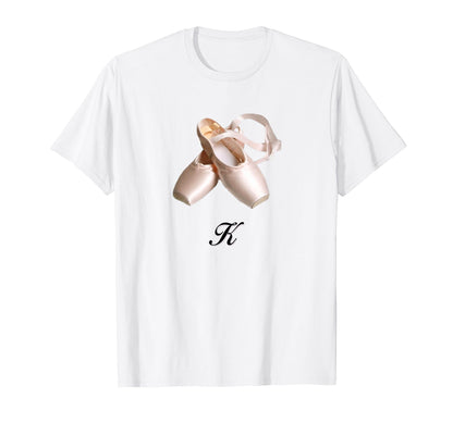Ballet K Coquette Girlcore Y2K T-Shirt - Casual Everyday Wear for Adults - T-Shirt, Sweatshirt, Hoodie