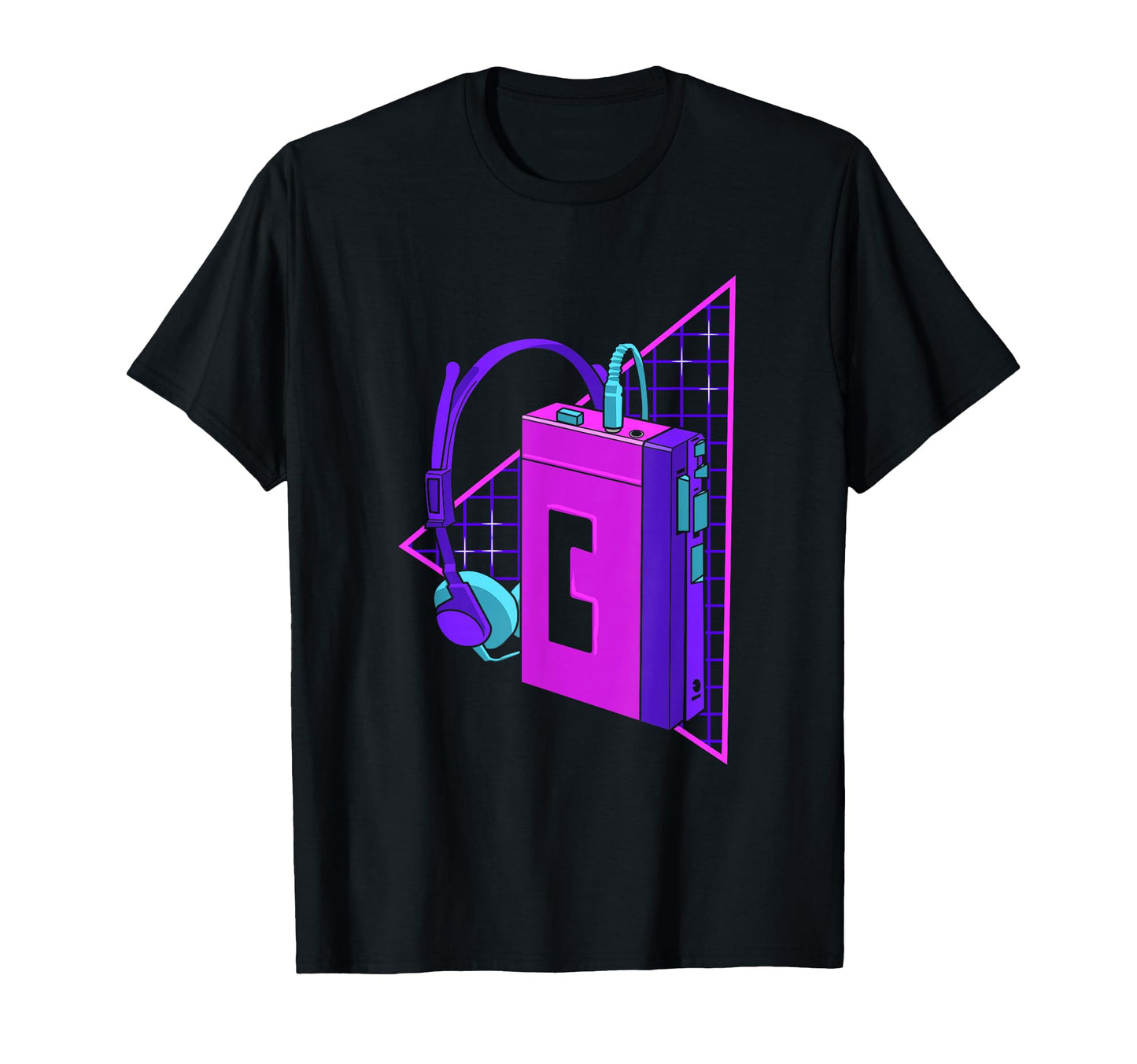 Vaporwave Music Player Japanese T-Shirt - Fun Novelty Design for Adults - T-Shirt, Sweatshirt, Hoodie