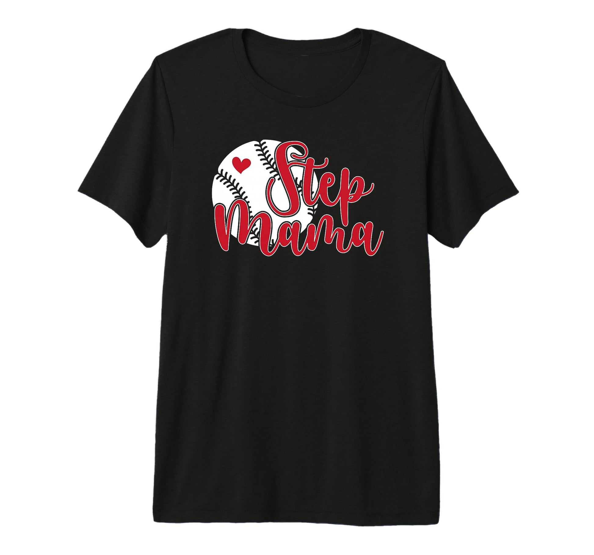 Step Mama Baseball Step Mom Baseball T-Shirt - Minimalist Print Unisex - T-Shirt, Sweatshirt, Hoodie