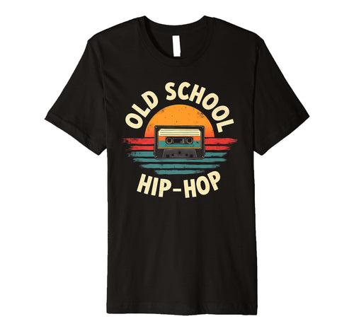 Old School Hiphop T-Shirt - Minimalist Print for Adults - T-Shirt, Sweatshirt, Hoodie