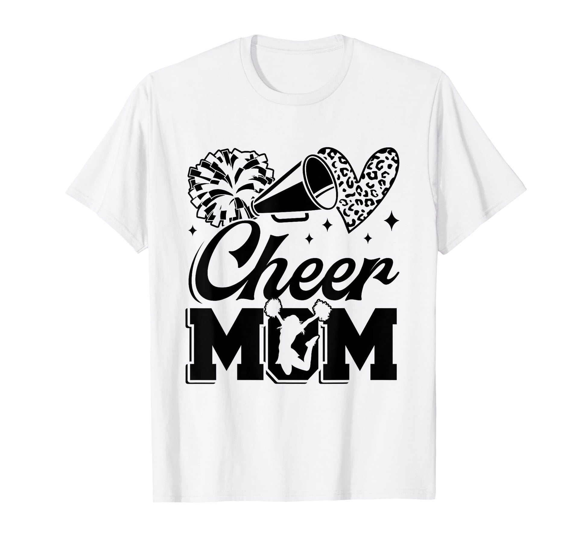 Cheer Mom Cheerleader Biggest Fan T-Shirt - Unique Graphic Men Women - T-Shirt, Sweatshirt, Hoodie