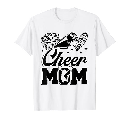 Cheer Mom Cheerleader Biggest Fan T-Shirt - Unique Graphic Men Women - T-Shirt, Sweatshirt, Hoodie