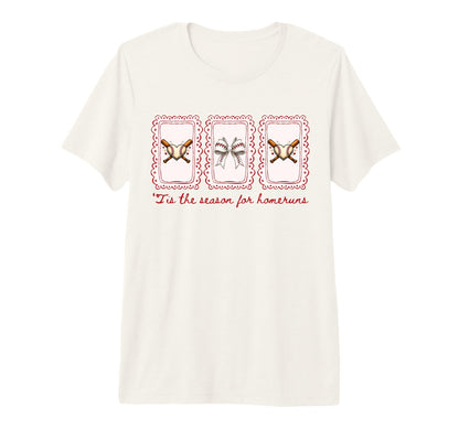 Baseball Mama Tis Season Homeruns T-Shirt - Custom Art Print Men Women - T-Shirt, Sweatshirt, Hoodie