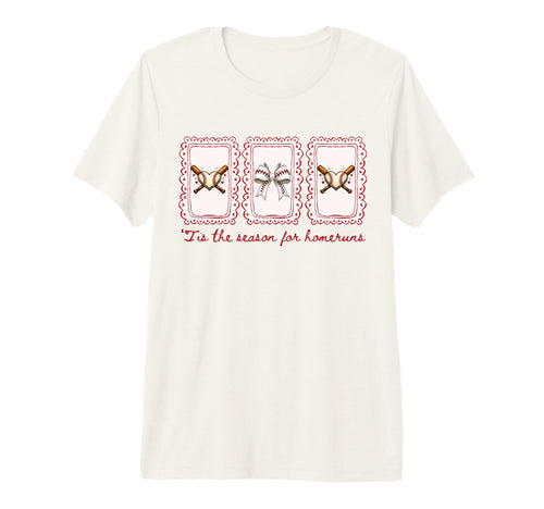Baseball Mama Tis Season Homeruns T-Shirt - Custom Art Print Men Women - T-Shirt, Sweatshirt, Hoodie