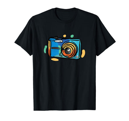 Photography Lovers Camera T-Shirt - Casual Everyday Wear for Adults - T-Shirt, Sweatshirt, Hoodie