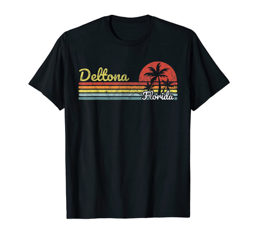 Deltona Fl Florida Stripes Lines T-Shirt - Streetwear Style Men Women - T-Shirt, Sweatshirt, Hoodie
