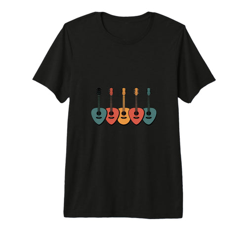 Colorful Acoustic Guitar Picks Music T-Shirt - Aesthetic Graphic Unisex - T-Shirt, Sweatshirt, Hoodie