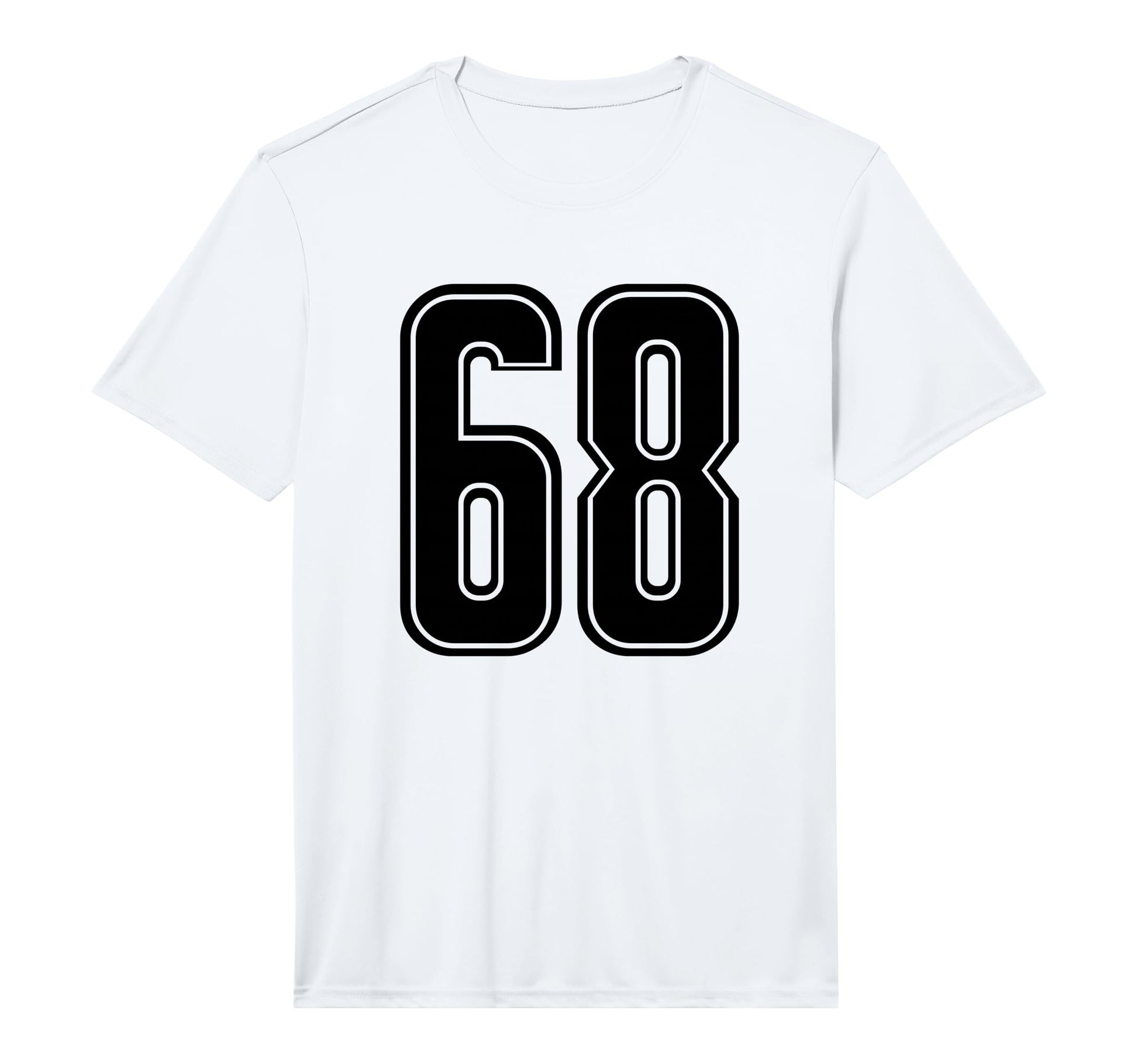 Jersey 68 Black Sports Team Jersey T-Shirt - Streetwear Style Men Women - T-Shirt, Sweatshirt, Hoodie