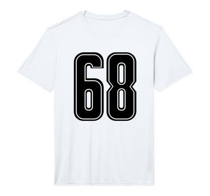 Jersey 68 Black Sports Team Jersey T-Shirt - Streetwear Style Men Women - T-Shirt, Sweatshirt, Hoodie