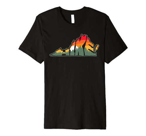 Hike Virginia Outdoor Hiking T-Shirt - Minimalist Print Men Women - T-Shirt, Sweatshirt, Hoodie