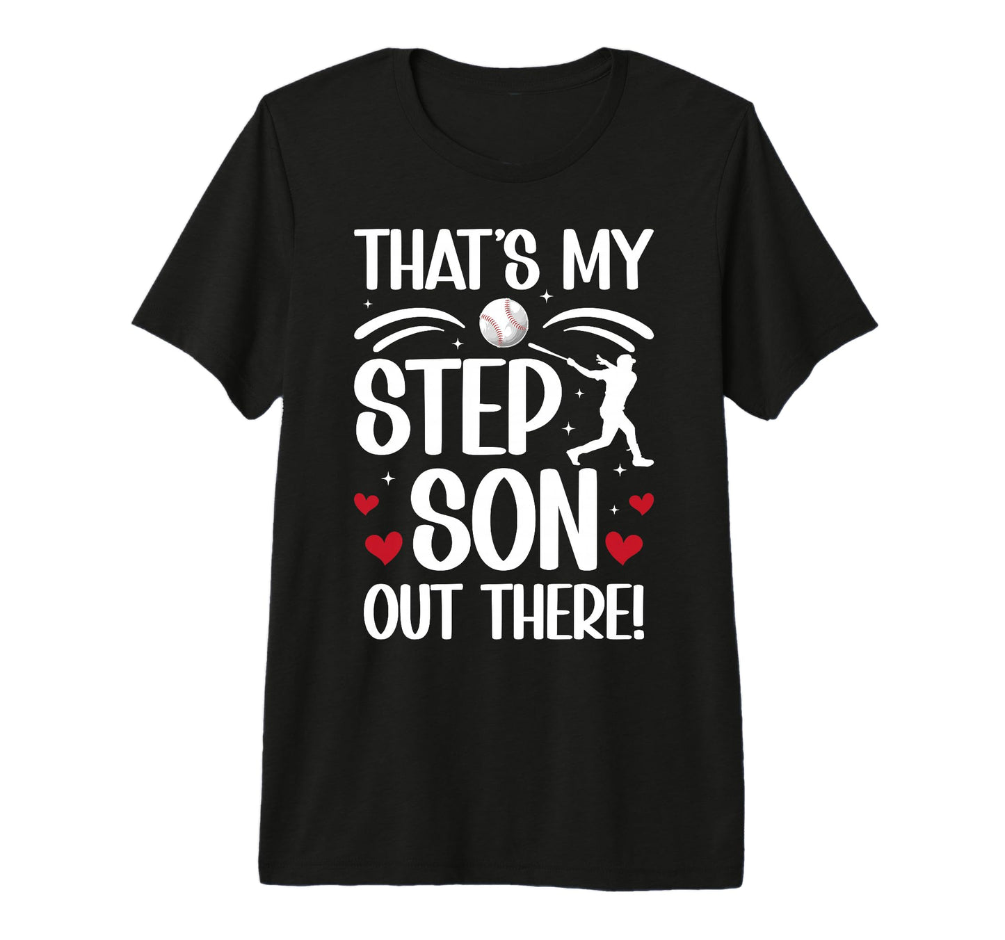 Proud Baseball Step Mom Baseball T-Shirt - Casual Everyday Wear for Adults - T-Shirt, Sweatshirt, Hoodie
