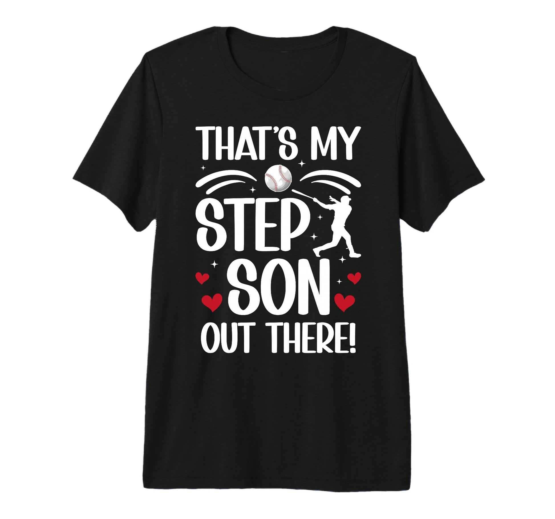 Proud Baseball Step Mom Baseball T-Shirt - Casual Everyday Wear for Adults - T-Shirt, Sweatshirt, Hoodie