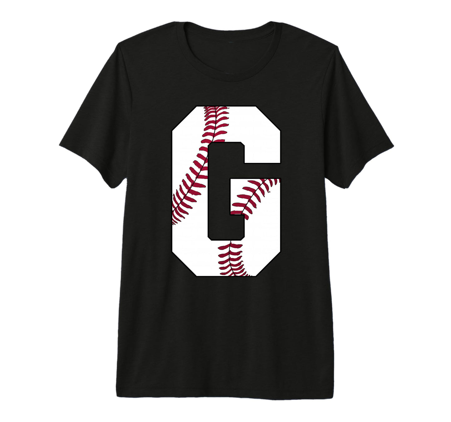 G Baseball Initial Personalized T-Shirt - Fun Novelty Design for Adults - T-Shirt, Sweatshirt, Hoodie
