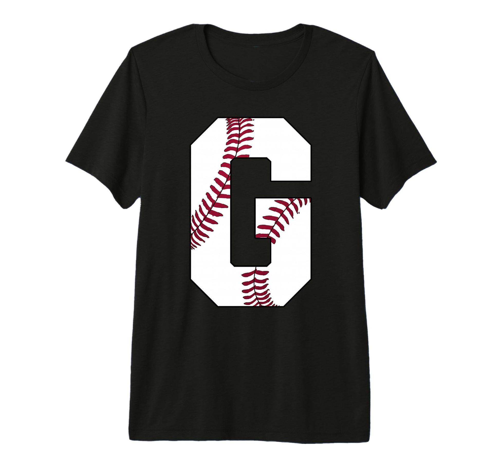 G Baseball Initial Personalized T-Shirt - Fun Novelty Design for Adults - T-Shirt, Sweatshirt, Hoodie