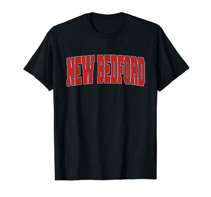 New Bedford Ma Massachusetts Varsity Usa T-Shirt - Graphic Print Unisex - T-Shirt, Sweatshirt, Hoodie