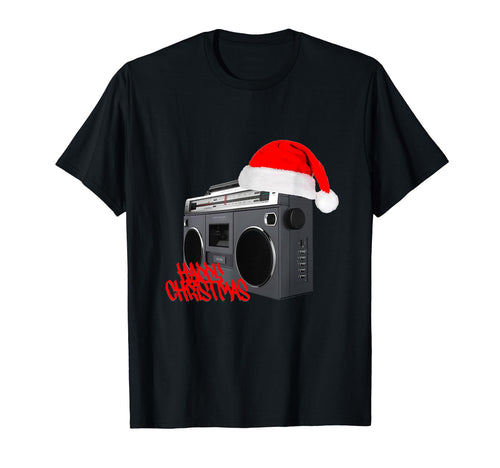 Happy Boombox Old School Hiphop T-Shirt - Novelty Apparel Unisex - T-Shirt, Sweatshirt, Hoodie