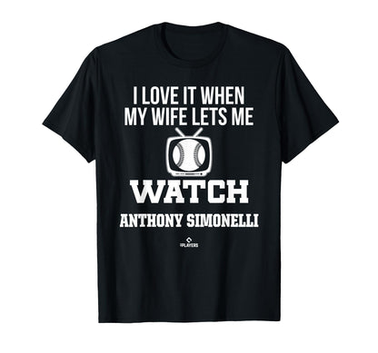 My Wife Lets Me Watch Anthony T-Shirt - Custom Art Print Men Women - T-Shirt, Sweatshirt, Hoodie