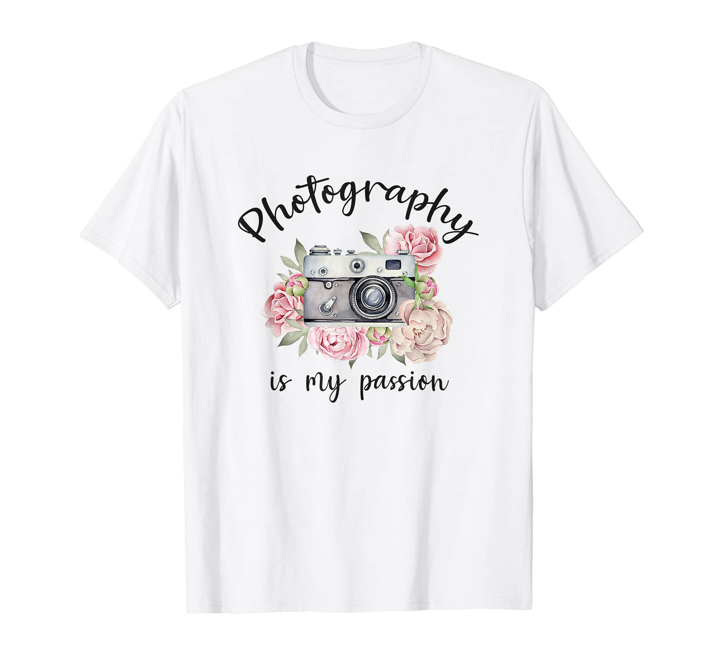 Photography Is My Passion 35Mm T-Shirt - Custom Art Print for Adults - T-Shirt, Sweatshirt, Hoodie