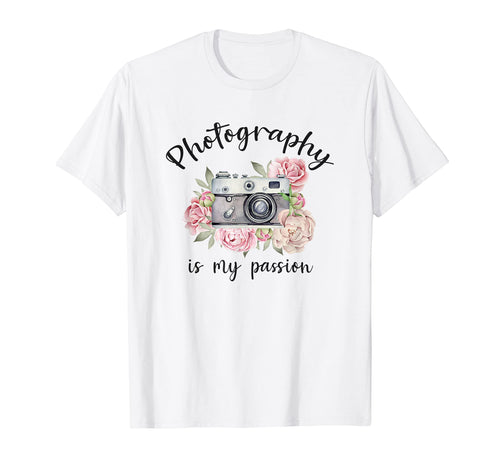 Photography Is My Passion 35Mm T-Shirt - Custom Art Print for Adults - T-Shirt, Sweatshirt, Hoodie