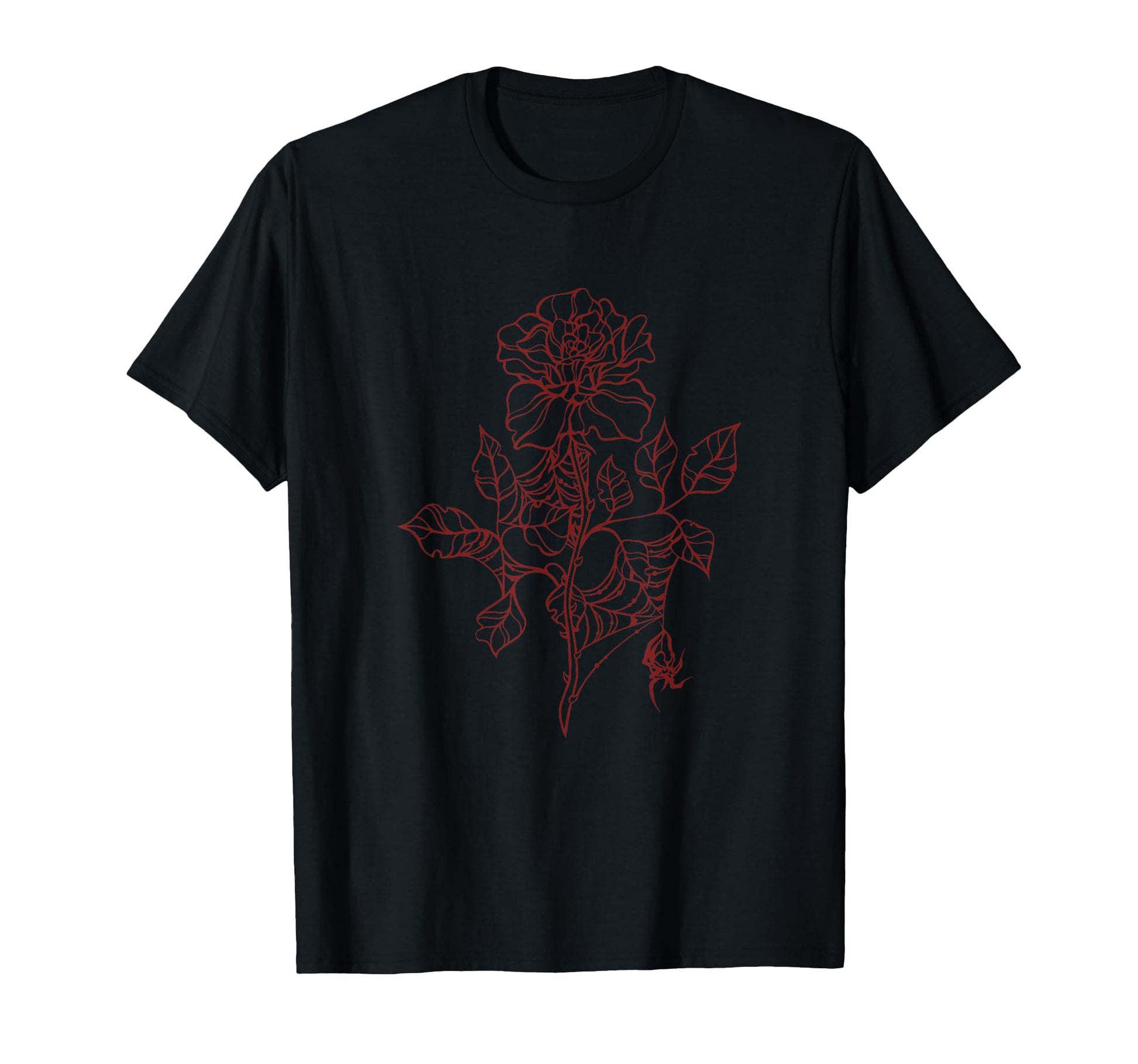 Emo Goth Alt Fairy Grunge Y2K Flower T-Shirt - Streetwear Style for Adults - T-Shirt, Sweatshirt, Hoodie