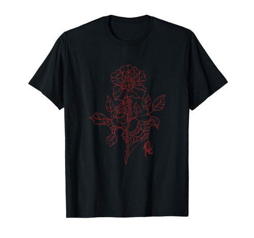 Emo Goth Alt Fairy Grunge Y2K Flower T-Shirt - Streetwear Style for Adults - T-Shirt, Sweatshirt, Hoodie
