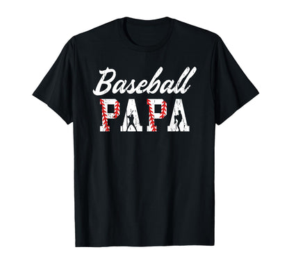 Baseball Papa Grandpa Papa Baseball Player T-Shirt - Trendy Graphic Unisex - T-Shirt, Sweatshirt, Hoodie