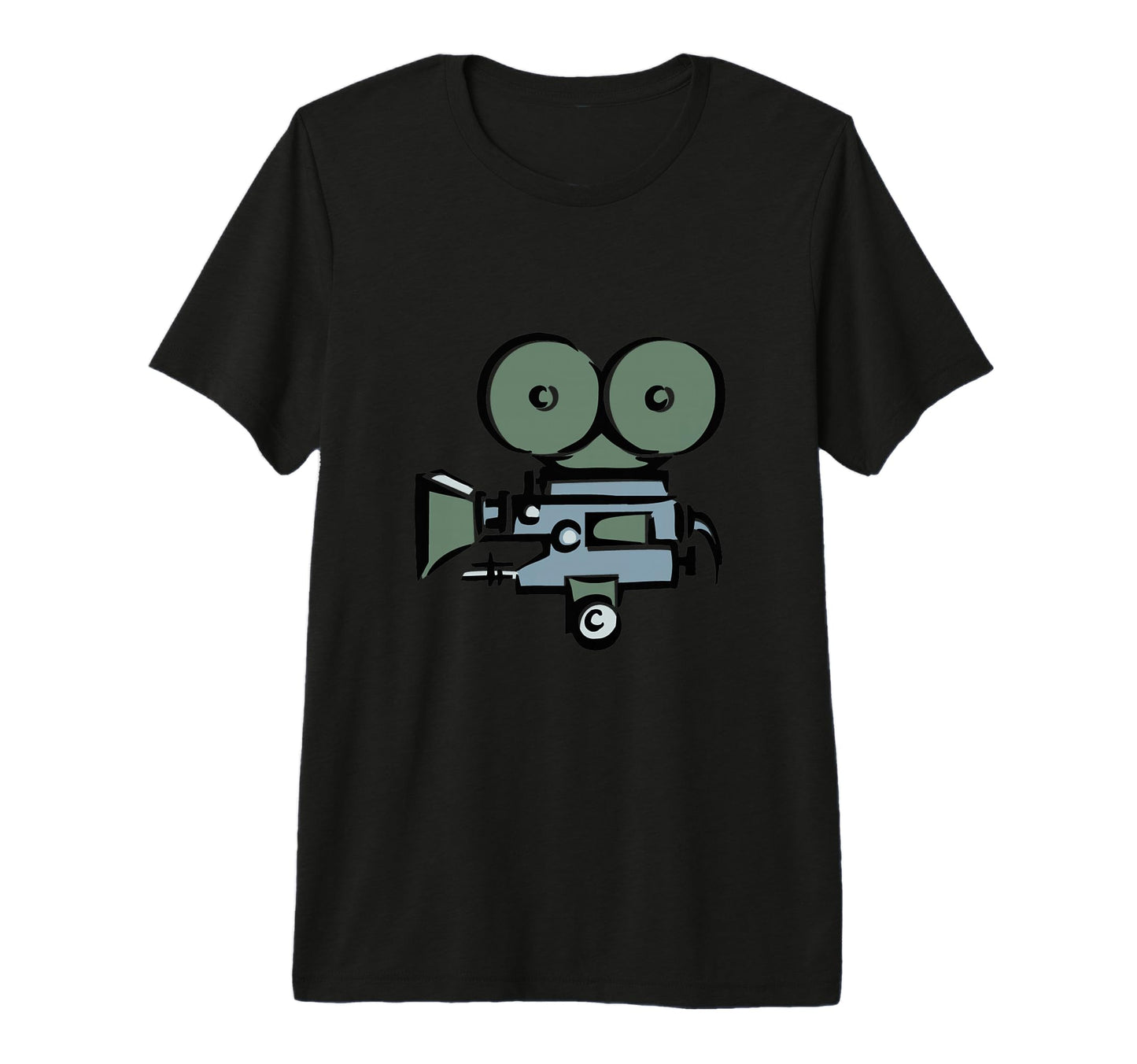 Movie Camera Tri Blend T-Shirt - Fun Novelty Design Men Women - T-Shirt, Sweatshirt, Hoodie