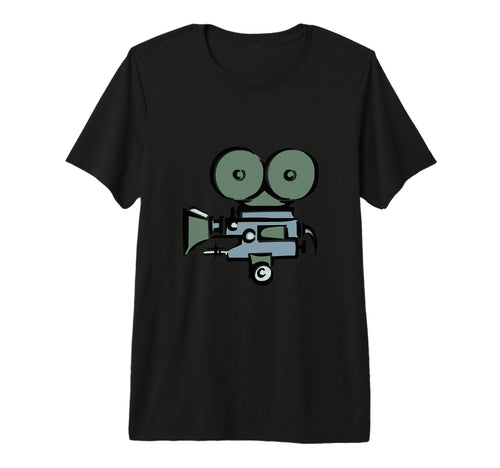 Movie Camera Tri Blend T-Shirt - Fun Novelty Design Men Women - T-Shirt, Sweatshirt, Hoodie