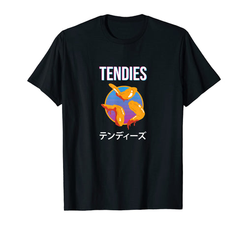 Vaporwave Tendies Chicken Tenders T-Shirt - Custom Art Print Men Women - T-Shirt, Sweatshirt, Hoodie