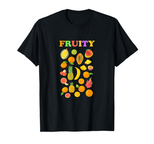 Fruity Cooper Font Fruit Y2K T-Shirt - Streetwear Style Men Women - T-Shirt, Sweatshirt, Hoodie